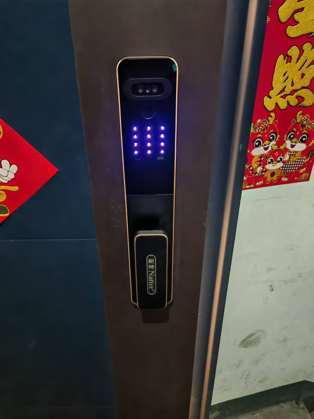 密码锁防盗门锁